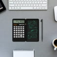 thumbnail image 4 of Financial Calculator Basic Mute Desk Calculators with Writing Tablet Portable and Foldable Desktop Calculator with Large LCD Display for Office Meeting Study, 4 of 9