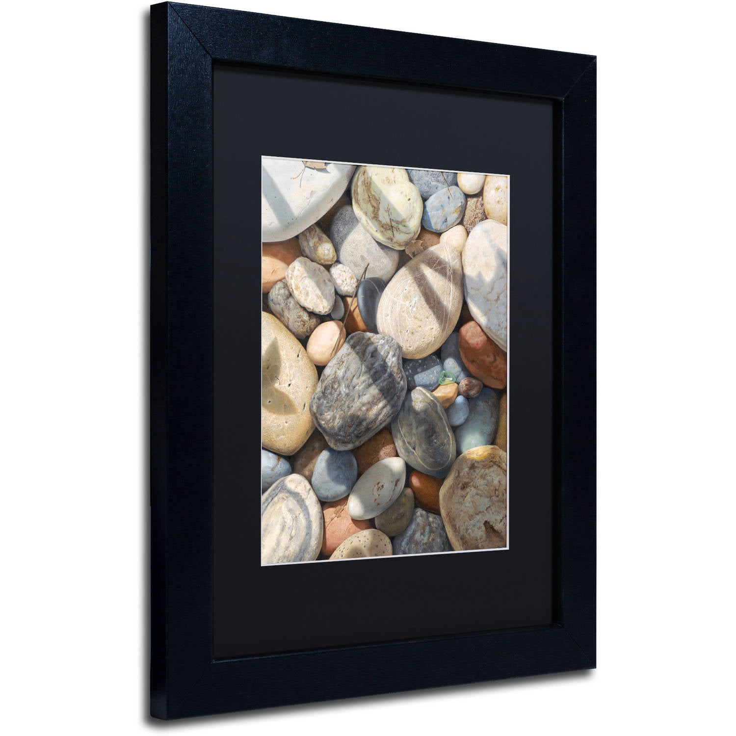 Stephen Stavast 'A Glass Act' Black Matted Framed Art