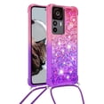 thumbnail image 2 of Funda para Xiaomi 12T/12T Pro 5G Brillantina Líquida Divertida Reluciente y con Cristales en Movimiento Cuerpo Cruzado con Cordón Ajustable, 2 of 5