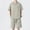 Army Green, variant on Mens Short Sets 2 Piece Outfits Fashion Oversized Sparkly Sequin T Shirts and Shorts Summer Tracksuits Casual Ice Silk Cooling Set Big and Tall Size M-4XL White