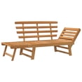 thumbnail image 6 of Patio Bench 2-in-1 74.8" Solid Acacia Wood, 6 of 9