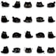 thumbnail image 2 of 40pcs water bottle cat stickers, water bottle cat stickers for kids, cat stickers laptop skateboard aesthetic stickers skateboard computer stickers, 2 of 4