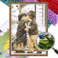 thumbnail image 1 of Kit Punto Cruz para Y Niña Cuentas Bordado Parcial Impresas 9CT Arte El 30x43cm, 1 of 9