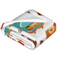 thumbnail image 2 of Salouo Fall Pumpkins Print Bed Blankets,Flannel Blanket Comfortable Air Conditioning Blanket Lightweight Blanket for Sofa Bed Travel & Couch -40"x30", 2 of 8