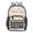 Cream Circus Animal, variant on Large Clear PVC Backpack Heavy Duty See Through Backpack for Adults Work Travel, Triba-fox Printed 12L