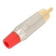thumbnail image 4 of 5Pcs Gold Plating Rca Male Welding Plug Audio Connector with Zinc Alloy Shell, 4 of 8