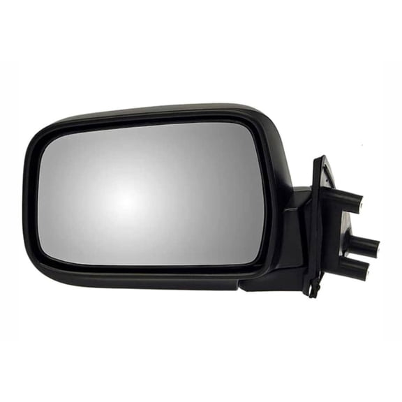KarParts360 For Nissan Frontier 1998-2004 Door Mirror Driver Side | Black Housing | Plastic Material | Manual Adjustment | Screws Attachment | Clear Glass | Non-powered Mirror | For 96302-3S510