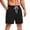AH08_Black, variant on Lumtrix Men's Casual Sweat Shorts Cotton Athletic Running Lounge Shorts with Drawstring Pockets for Workout Gym Dark Gray XL