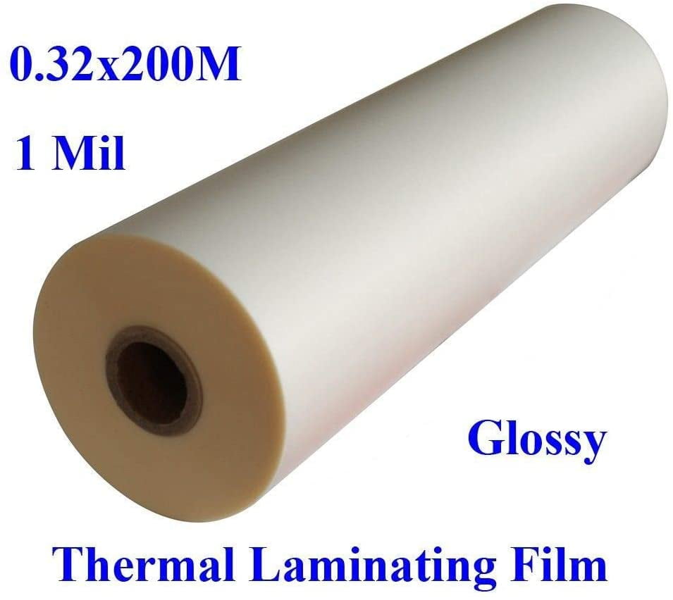 3mil Glossy Uv Luster Vinyl Cold Laminating Film Laminator 0.7x31yards INTBUYING 1116x25In 