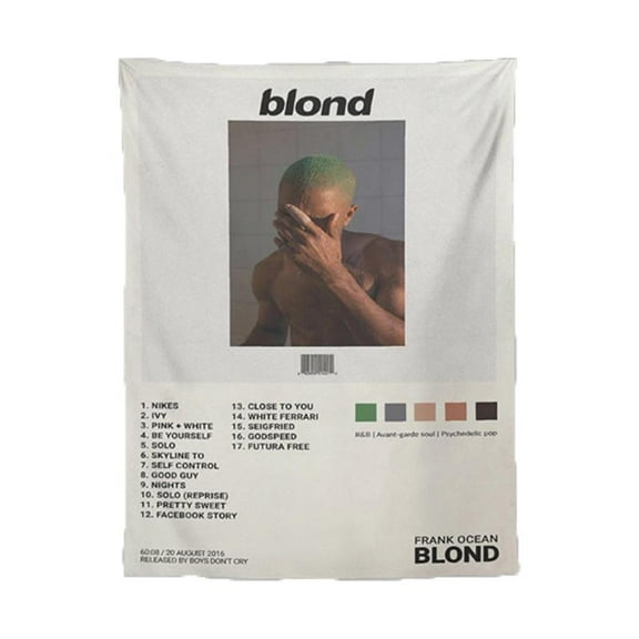 BLOND Album Cover Tapestry Polyester Wall Art Tapestry Decorate Bedroom Modern Home Wall Hanging Tapestry