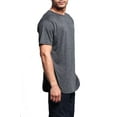 thumbnail image 3 of Victorious Men's Hipster Long Length Curved Hem T Shirt, Up To 5X, 3 of 8