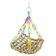 thumbnail image 4 of Jaula para perca de loro, hamaca colgante portátil hecha a mano para escalada, para guacamayo, pájaro, loro, canario, agapornis, 4 of 9