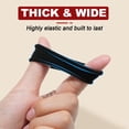 thumbnail image 5 of MORGLES 150 PCS Black Hair Ties for Women, Stretchy Elastic Hair Bands for Thick Hair, Cotton Hair Ties No Damage Ponytail Holder, 5 of 7