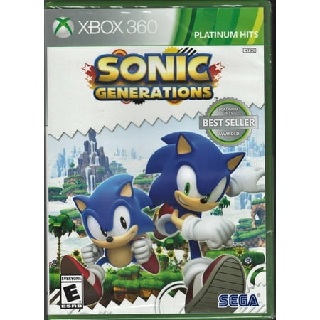Sonic Generations (Platinum Hits) Xbox 360 (Brand New Factory Sealed US Version)