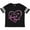 Football Black and White, variant on I Love My Aunt and Uncle in Pink Chalk Heart Boys or Girls Toddler T-Shirt