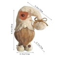 thumbnail image 7 of Coffee Gnomes Plush Ornaments Handmade Swedish Tomte Gnome Dolls Coffee Bar Tiered Tray Farmhouse Gnome Nordic Home Decorations, 7 of 7