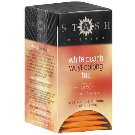 Stash Tea White Peach Oolong Tea, 1.2 oz (Pack of 6)
