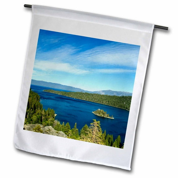 3dRose USA, California, Lake Tahoe scenic - US05 MDE0083 - Michael DeFreitas - Garden Flag, 12 by 18-inch