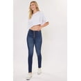 thumbnail image 2 of Kancan - Women's High Rise Curvy Button Fly Super Skinny Jeans - KC7114, 2 of 11