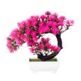 thumbnail image 2 of Visland Fake Bonsai Tree Potted,Artificial Bonsai Tree with Cement Pot, Home and Office Decor, Table, Desk, Gift, 2 of 8