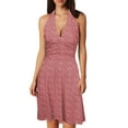 thumbnail image 1 of Robes d'Été Sans Manches pour Femmes à Encolure, Robes de Soirée d'Automne, Boho de Printemps à Fleurs avec Robe de Style Professionnel Décontracté, Poche, Taille Élastique, Robe Midi à Volants, Robes Mini, 1 of 5