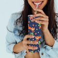 thumbnail image 3 of Fox Skinny Tumbler Cup with Straw Lid, 20 OZ Stainless Steel Insulated Vacuum Slim Travel Coffee Mug Fox Gift for Girl Women, 3 of 6