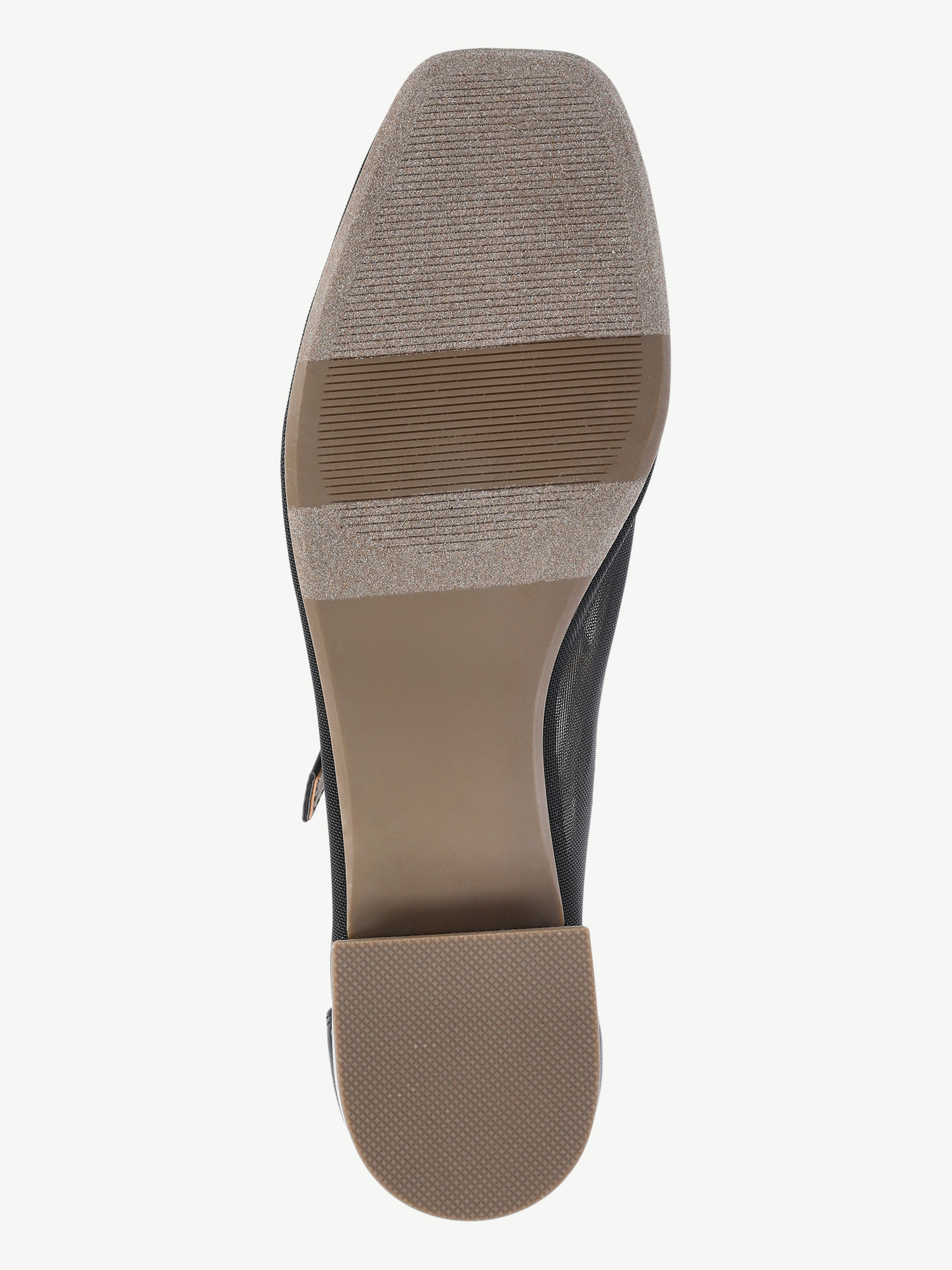 Free Assembly Women's Mesh Block Heel Mary Jane Shoes