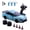 Blue, variant on 1/20 Scale 4WD RC Car with Dual Tire Sets, 2.4GHz Proportional Control, LED Lights, 500mAh Battery, High-Speed Remote Control Drift Racing Cars for Adults, Black