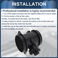 thumbnail image 6 of Unique Bargains Mass Air Flow Sensor Assembly No.A000094074880 MAF Air Flow Sensor for Mercedes-Benz W203 2000-2007 Plastic Metal 1 Pc, 6 of 6