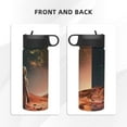thumbnail image 3 of Yiaed Astronaut On Mars A Print Water Bottle with Straw Lid, Stainless Steel Double Wall Insulated Water Bottle | Leak-Proof and Spill-Proof Water Bottle, 3 of 8