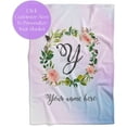 thumbnail image 5 of Personalized Butterfly Blanket | Custom Blanket | Girl Stuff | Soft Customized Throw Blankets for Girls | Monogrammed Name Blanket | Plush Gifts for Kids | 30x40 Fleece, 5 of 6