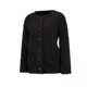 thumbnail image 4 of Puntoco Mujer Casual Tallas Grandes Suéter de Felpa Bolsillos Ropa de Abrigo Botones Cardigan Abrigo Puntoco Puntoco-1, 4 of 5