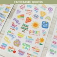 thumbnail image 6 of bloom daily planner Stickers Cleerely Stated Inspirational Quotes 8 Sheets 229 Stickers, 6 of 25