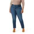 thumbnail image 1 of Levi Strauss Signature.™ Women's Plus Mid Rise Straight Jeans, 1 of 3