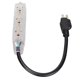 thumbnail image 4 of Un para nema 5-15p a 3 para nema 5-15r cable macho un cable de Mujer de extensión de salida de servicio pesado, 4 of 7
