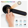 thumbnail image 2 of Fingerprint Smart Door Lock Handle USB Electron Emergency Unlock Office/Bedroom/Hotel Wooden Doors ,Easy to Use, 2 of 7