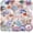 Peal, variant on 50PCS Seashell Ocean Stickers, Transparent Pearl Stickers, Summer Scrapbook Sticker for Journal, Water Bottle, Laptop, Clear Fashion Pearl Sticker for Kids,Teens,Adults