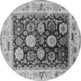 thumbnail image 1 of Ahgly Company Indoor Round Oriental Gray Industrial Area Rugs, 8' Round, 1 of 4
