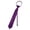 Purple, variant on Men's Pre-Tied Adjustable Zipper Tie, Purple, 3.15 in Wide