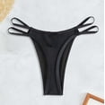 thumbnail image 5 of PFRNLF Low Waisted Bikini Bottom for Women Cheeky Basic Bathing Swimsuit Swim Briefs, 5 of 8