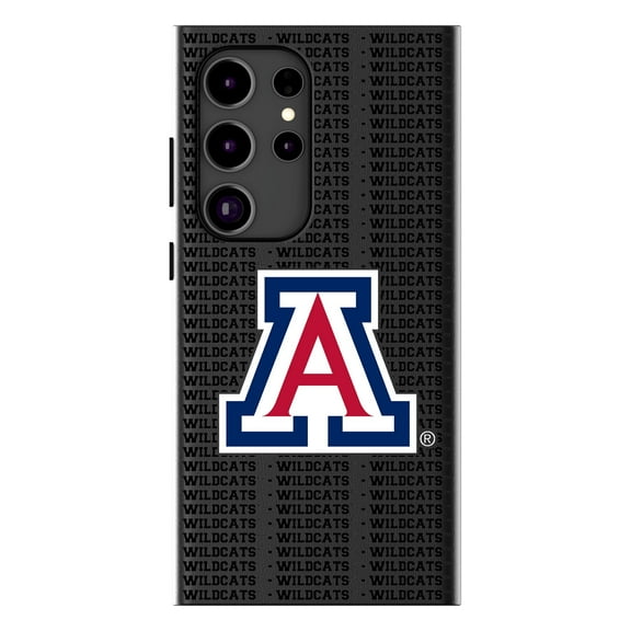Keyscaper Arizona Wildcats Text Backdrop Galaxy Magnetic Bump Case