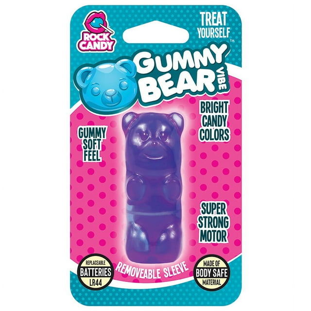 Rock Candy Vibromasseur Gummy Bear Bullet, Violet