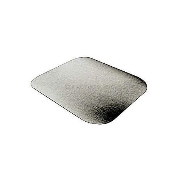 HFA Foil Laminated Board Lid for 1 lb. Oblong Aluminum Containers Lids