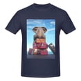 thumbnail image 4 of Bingfone Elephant Sits Men'S Loose Fit Short-Sleeve Pocket T-Shirt, 4 of 7