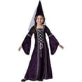 thumbnail image 1 of Dress Up America 1067-M Costume de Fille Medieval Princess avec Robe et Chapeau, Violet - Moyen, 1 of 1