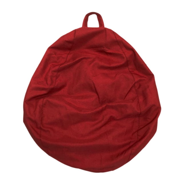 Large Audlt Teen Size Bean Bag Silla Cubierta Ropa de cama Juguete Almacenamiento Vino Rojo SM SunniMix Almacenamiento de juguetes de peluche