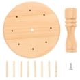 thumbnail image 2 of Shisuyan Wooden Spool Thread Holder Stand Wooden Thread Rack Tabletop Embroidery Thread Organizer, 2 of 8