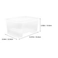 thumbnail image 2 of CRILSTYLEO Reptile Aquarium Turtle Habitat with Built-in Basking Platform Clear Plastic Turtle Tank, 2 of 8