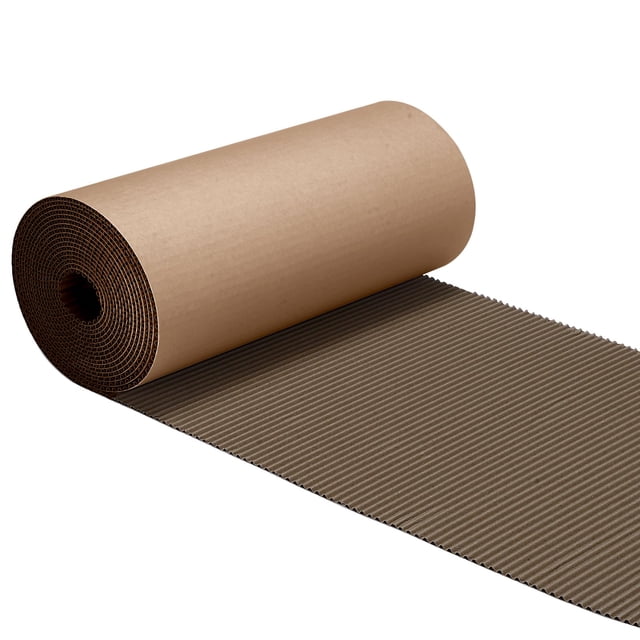 Rollo de cartón corrugado Geyoga B Flute 30 cm x 5 m, color marrón