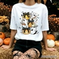 thumbnail image 5 of Cute Ghost Teacher Halloween T-Shirt, Retro Boo Spooky School Tee, 5 of 8